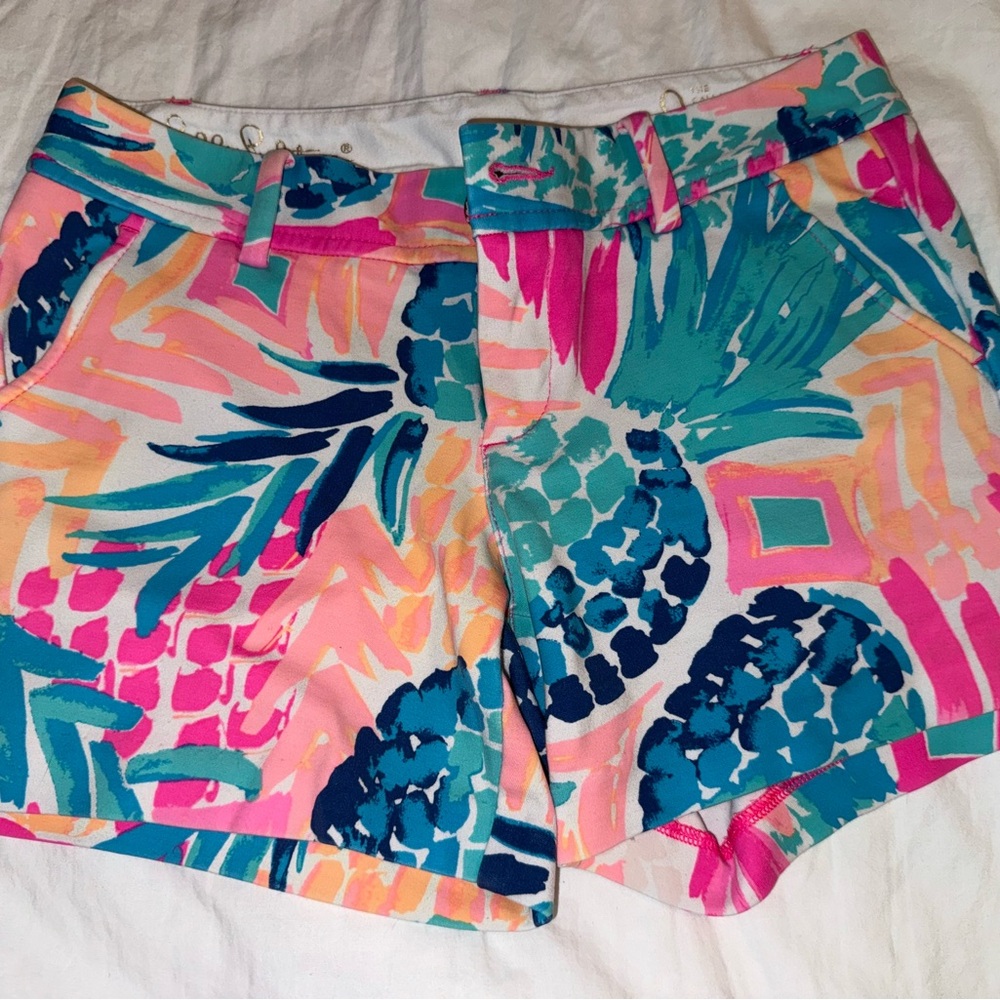 Lilly Pulitzer Callahan Tropical Print Shorts